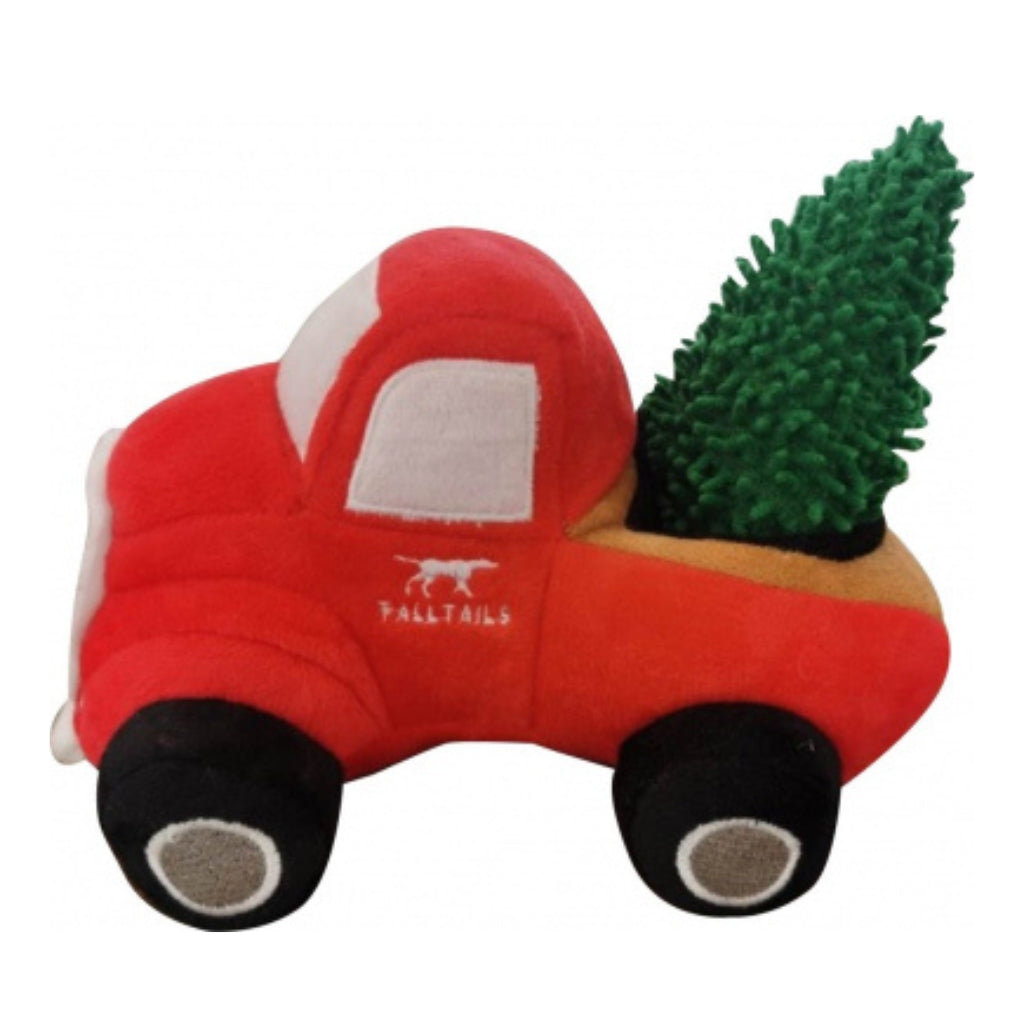 Red Truck with Tree