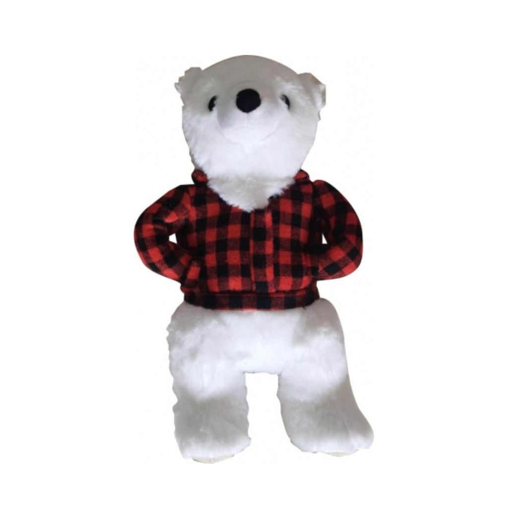 Polar Bear w Plaid Shirt